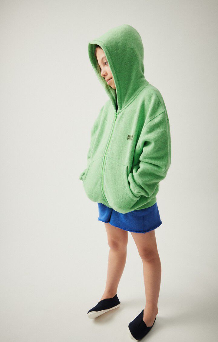 American Vintage Short Enfant Doven - BLEU ROI SURTEINT Bleu - E24