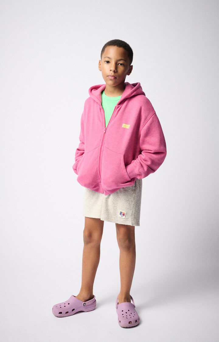 American Vintage Short Enfant Dytown - GRIS CHINE Gris - E25