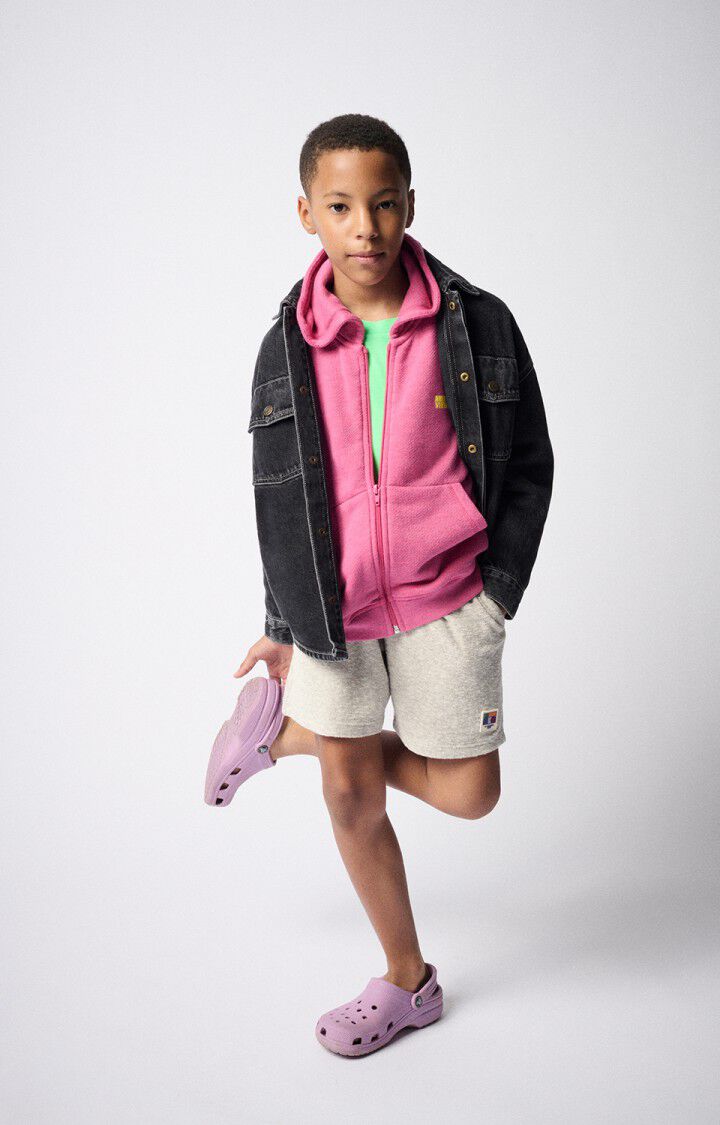 American Vintage Short Enfant Dytown - GRIS CHINE Gris - E25