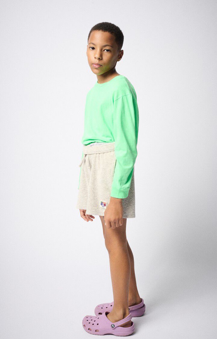 american vintage Short enfant Dytown - GRIS CHINE Gris - E25