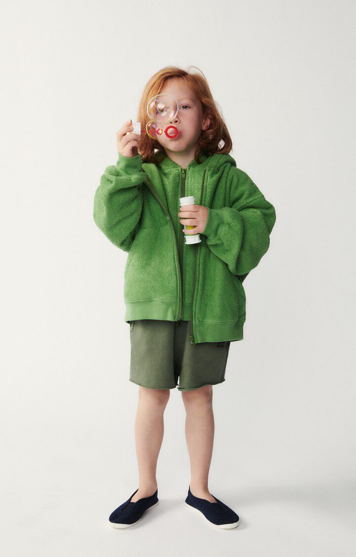 American Vintage Short Enfant Izubird - KAKI VINTAGE Vert - E24