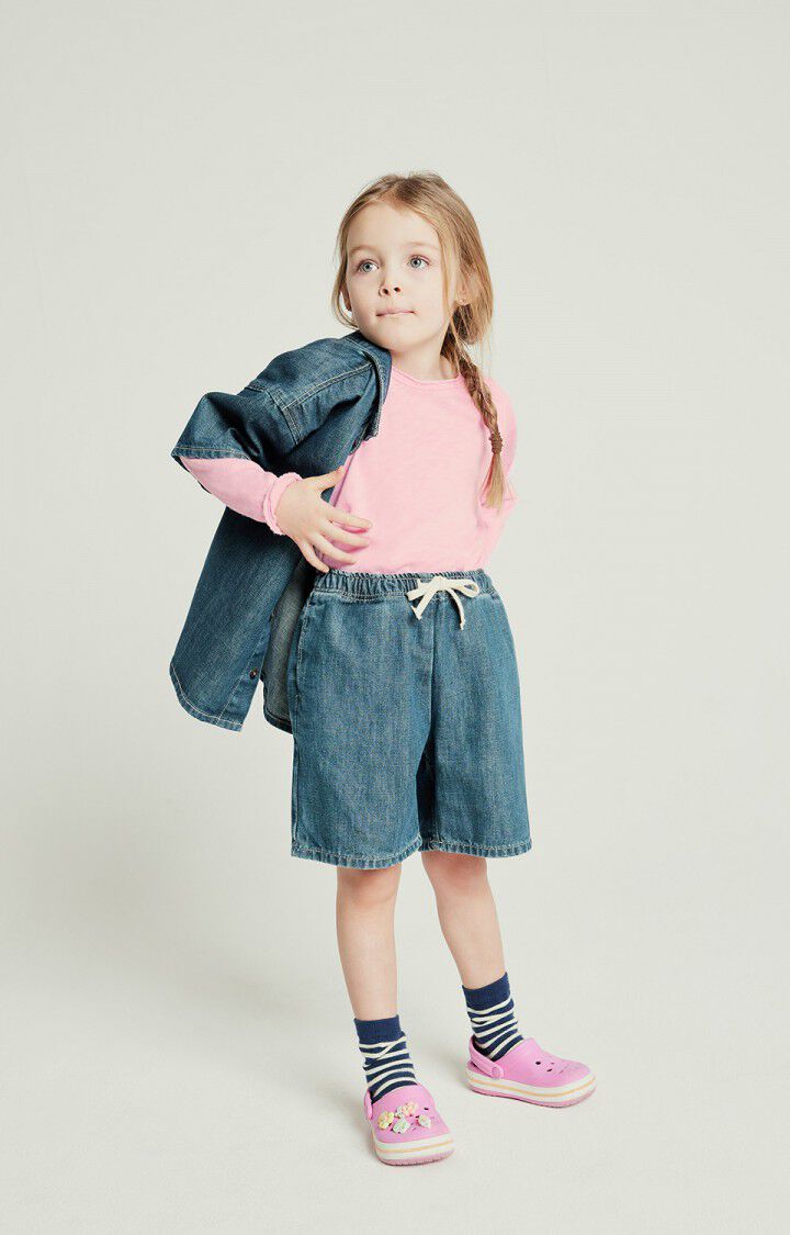 american vintage Short enfant Ozyr - MEDIUM GREEN CAST Bleu - E25