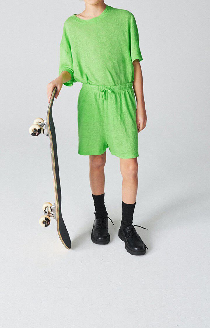 american vintage Short enfant Pobsbury - ABSINTHE Vert - E24