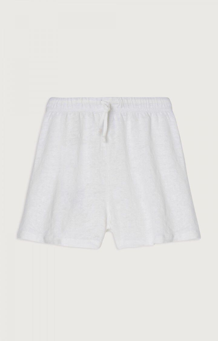American Vintage Short Enfant Pobsbury - BLANC Blanc - E24