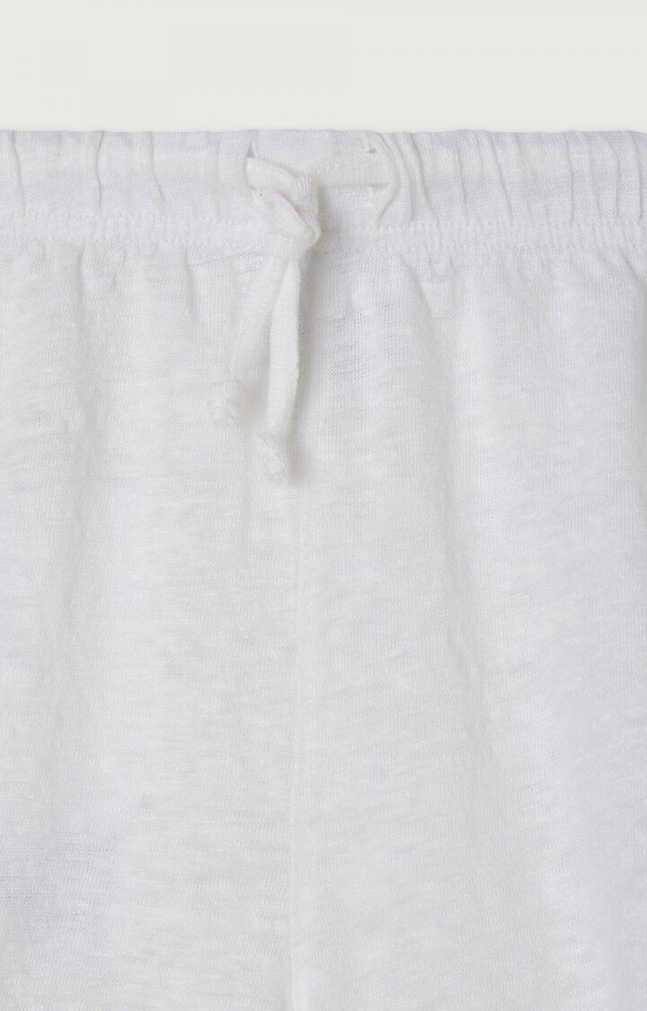 American Vintage Short Enfant Pobsbury - BLANC Blanc - E24