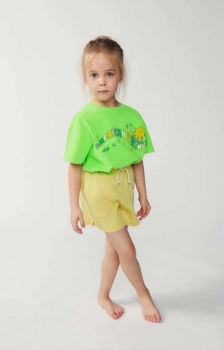 american vintage Short enfant Sonoma - BANANE VINTAGE Jaune - E24