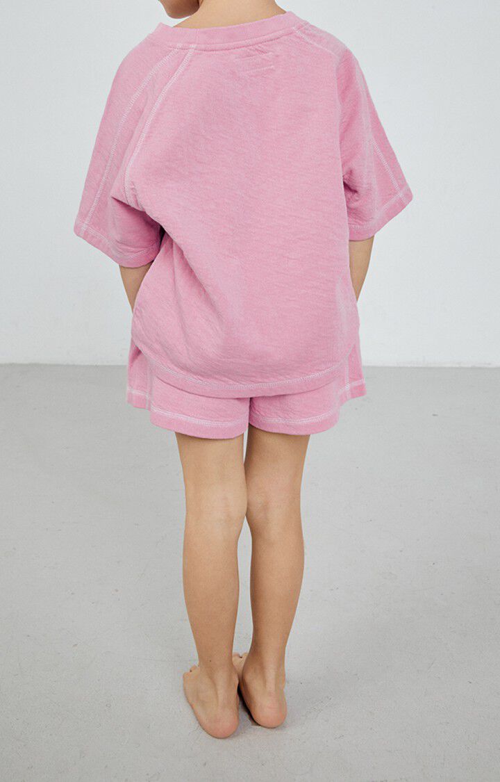 American Vintage Short Enfant Yatcastle - CHAMALLOW VINTAGE Rose - E23