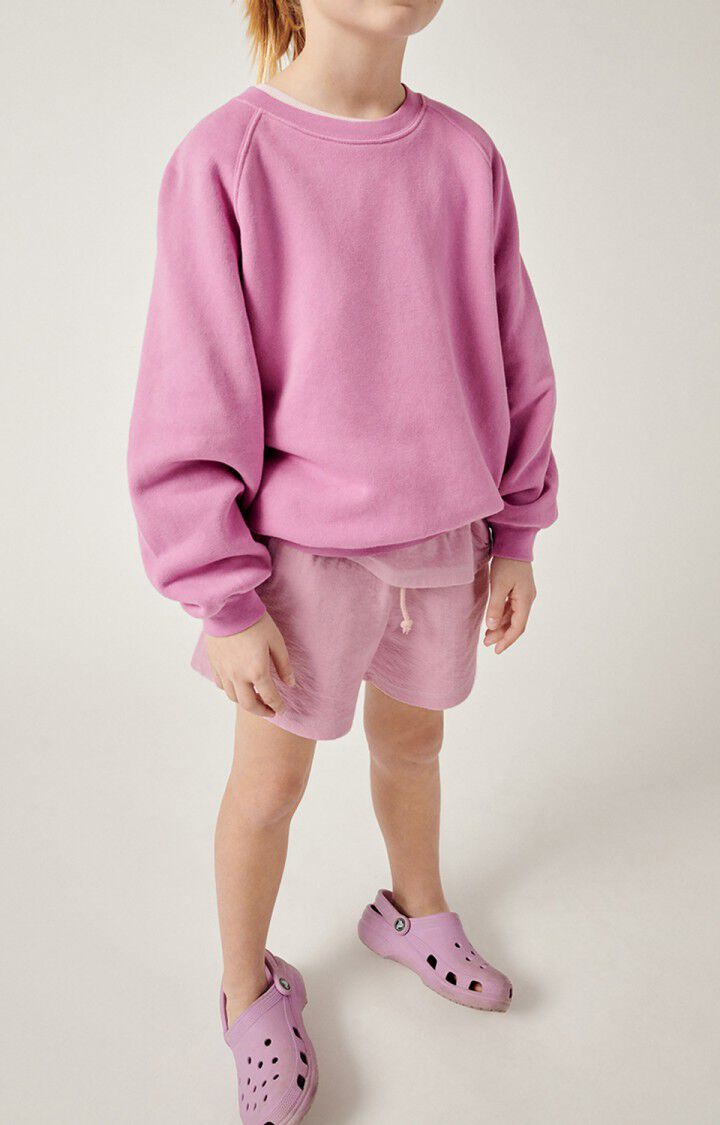 American Vintage Short Enfant Yatcastle - CHAMALLOW VINTAGE Rose - E23