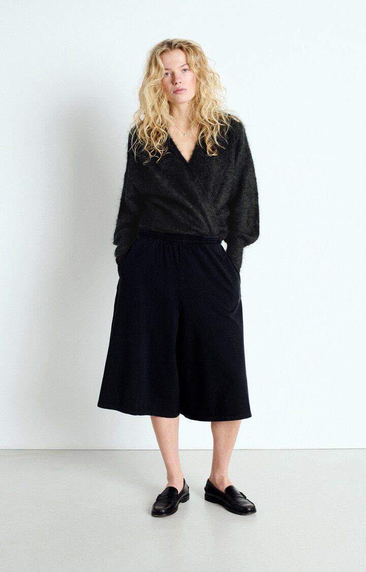 American Vintage Short Femme Afoma - TENEBRE VINTAGE Noir - E25