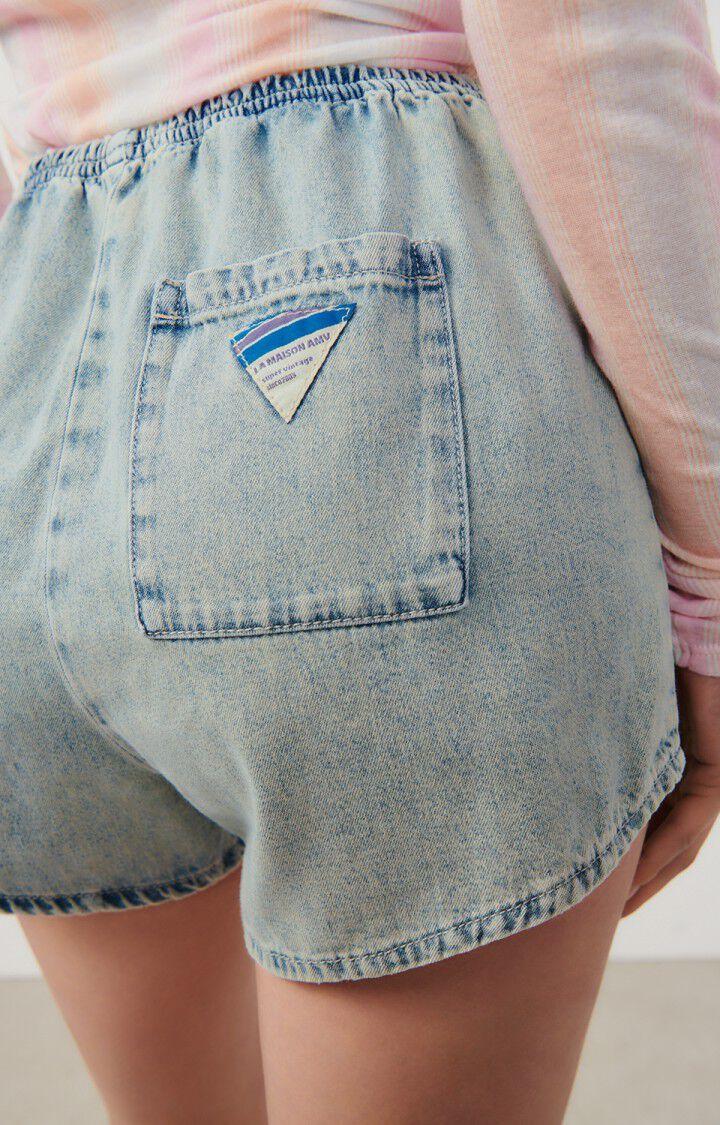 American Vintage Short Femme Besobay - STONE DIRTY Bleu - E24