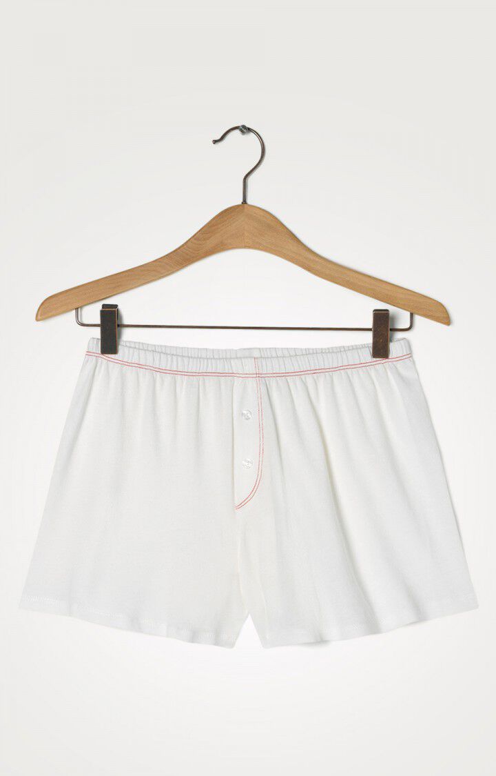American Vintage Short Femme Bipcat - BLANC Blanc - E20