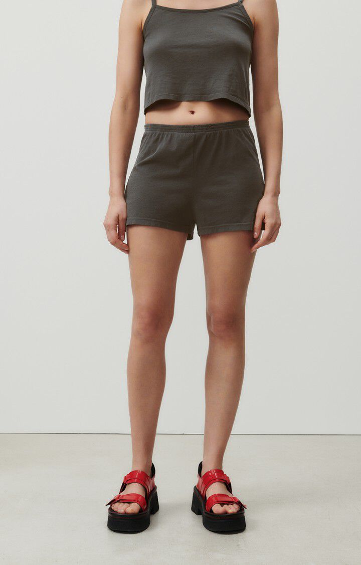 american vintage Short femme Devon - ARDOISE VINTAGE Gris - E23