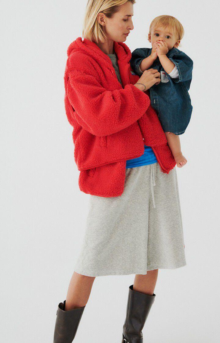 american vintage Short femme Dytown - GRIS CHINE Gris - E25