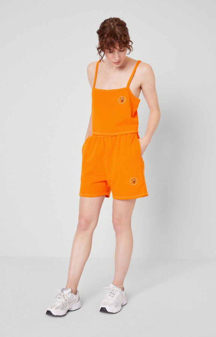 American Vintage Short Femme Ekowood - BRUGNON Orange - E21
