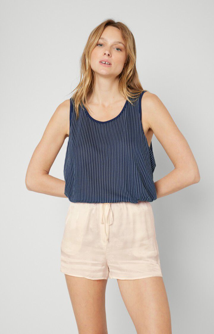 american vintage Short femme Gitaka - NACRE Beige - E21