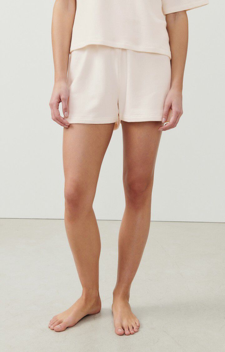american vintage Short femme Hapylife - COLOMBE VINTAGE Blanc - E24
