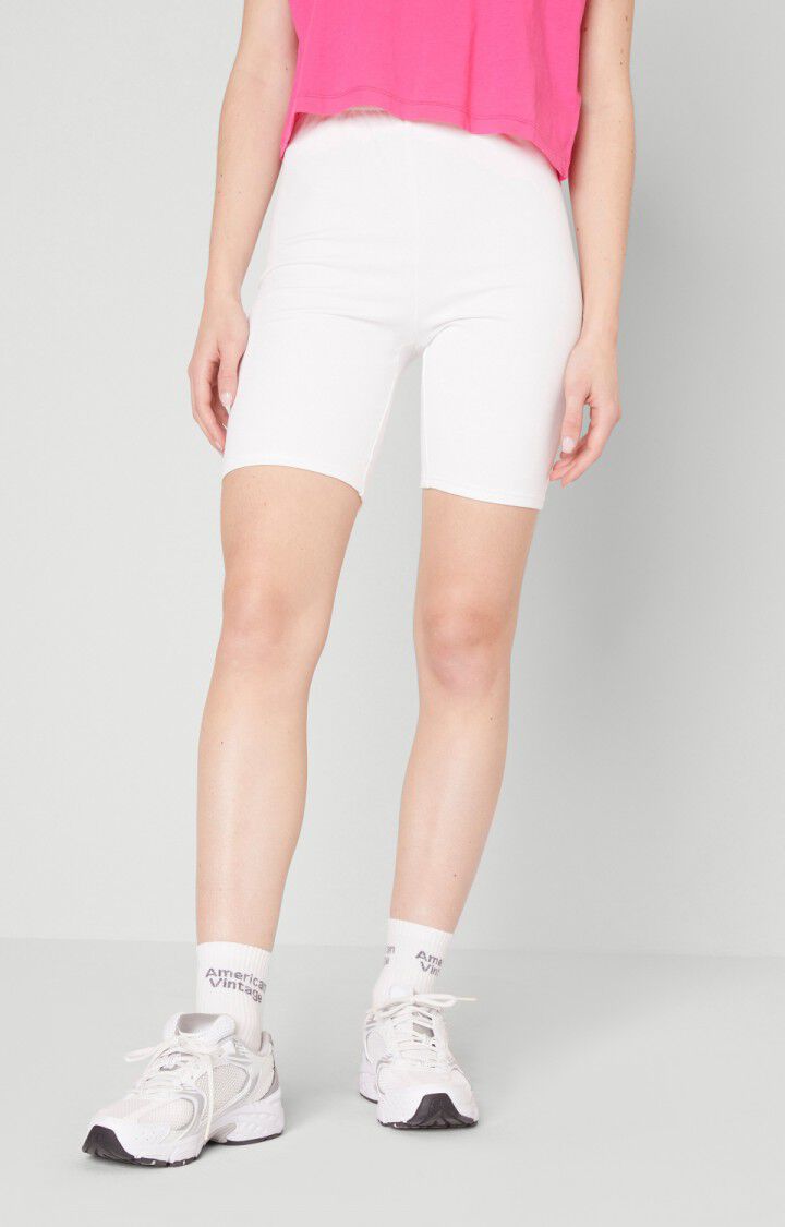 american vintage Short femme Imocity - BLANC Blanc - E21