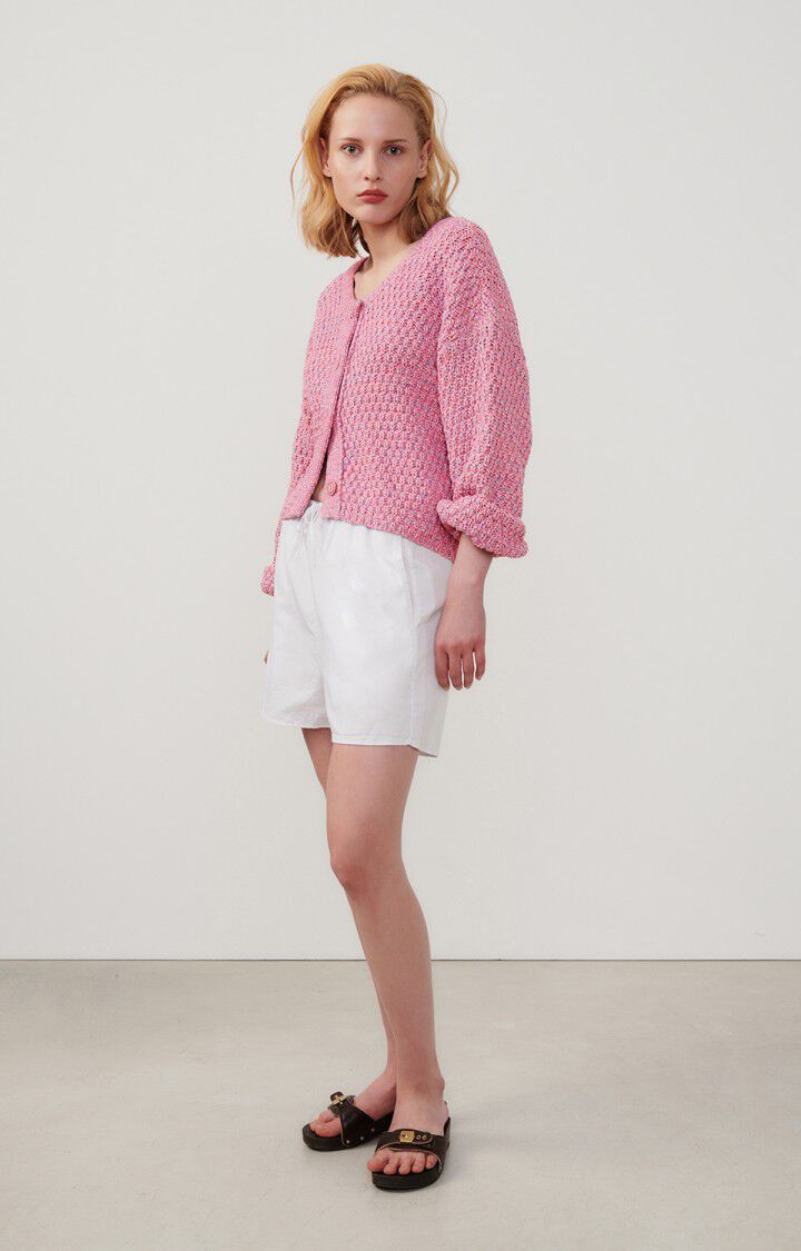 American Vintage Short Femme Iskorow - BLANC Blanc - E24