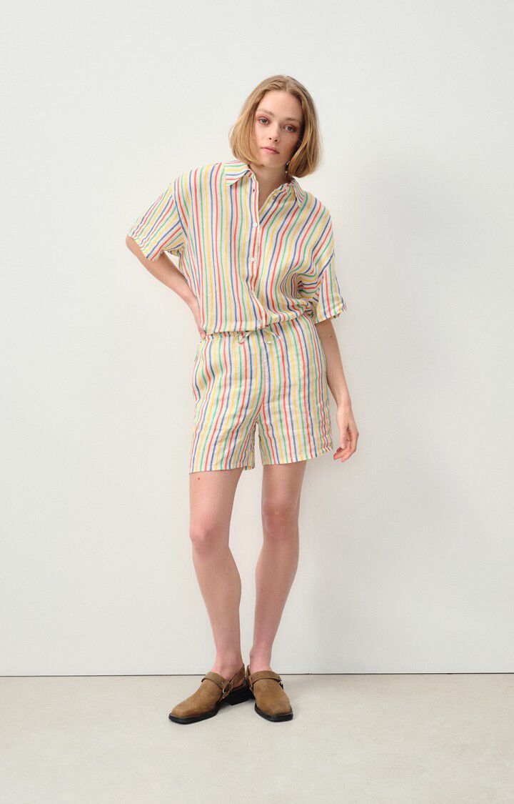 American Vintage Short Femme Ivybo - CHARLY Blanc - E24