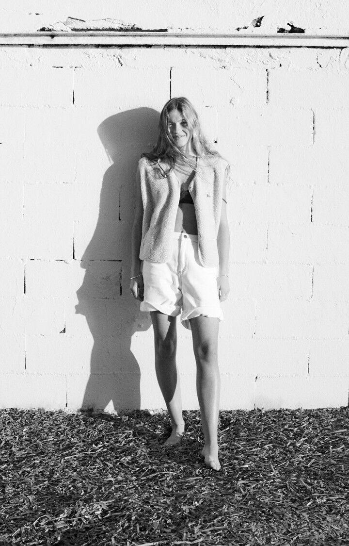 American Vintage Short Femme Jozastreet - OFF WHITE Blanc - E25