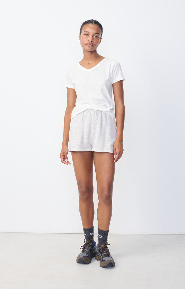 American Vintage Short Femme Kodytown - POLAIRE CHINE Gris - E25