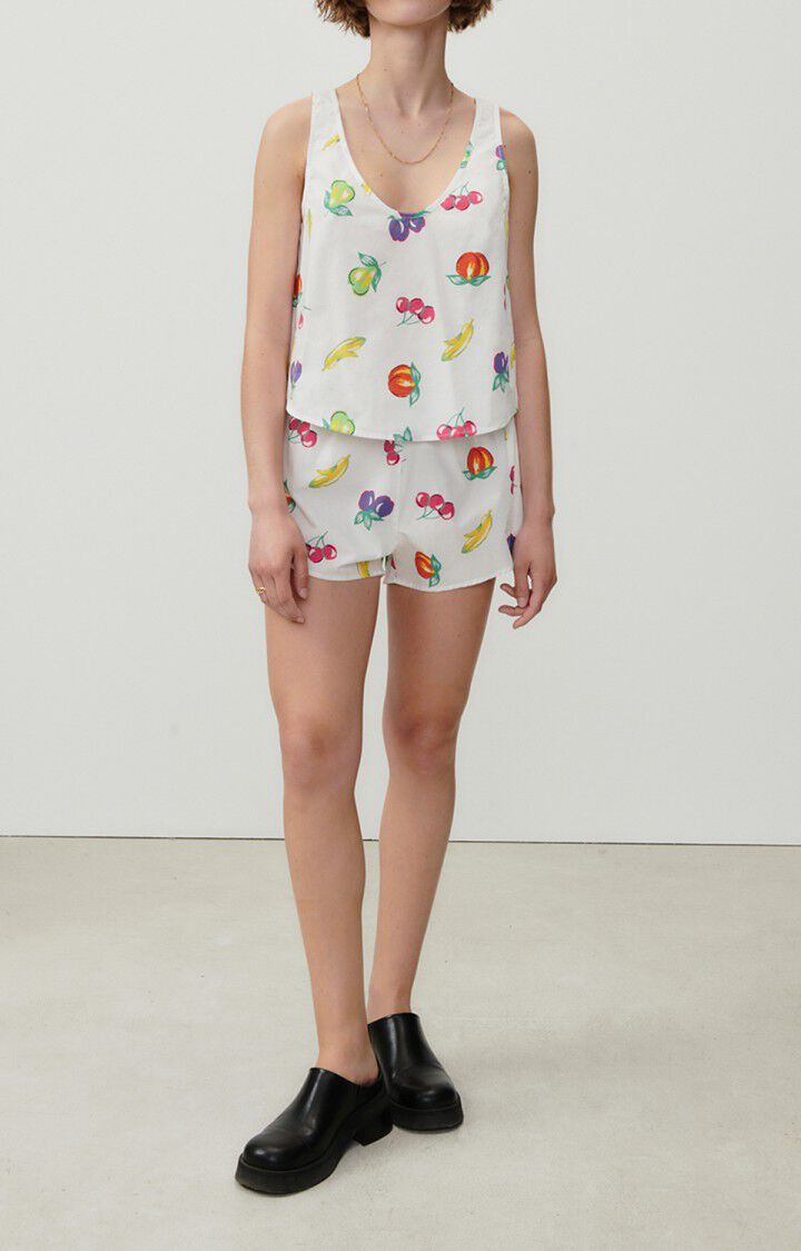 American Vintage Short Femme Naliboo - SUZIE Blanc - E23