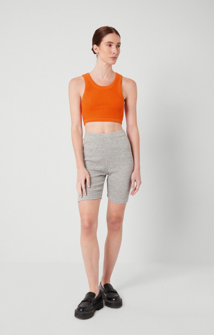 American Vintage Short Femme Nooby - GRIS CHINE Gris - E22