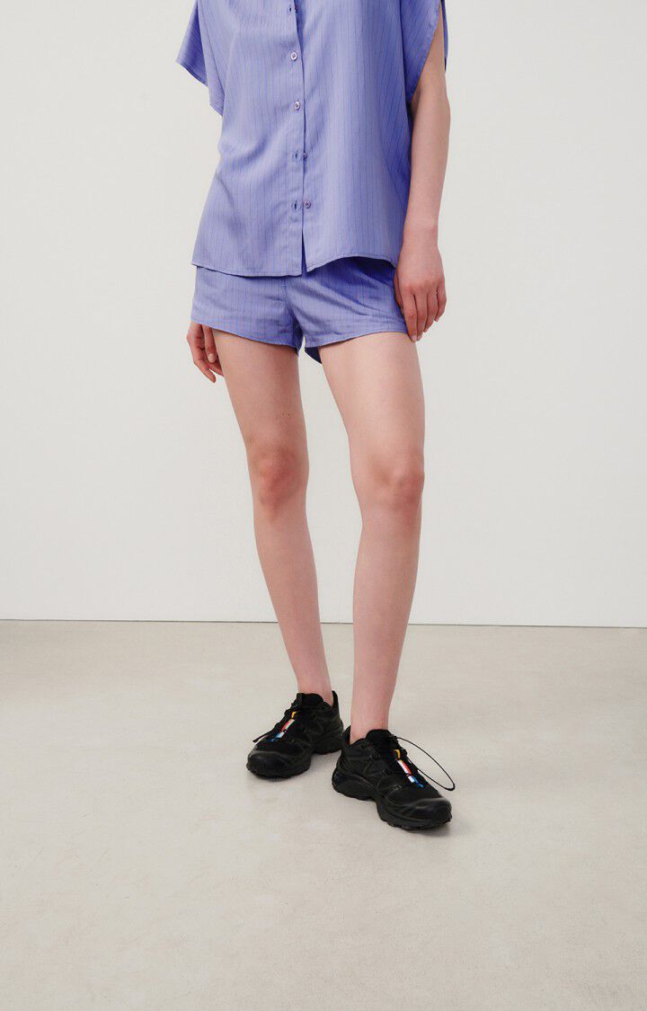 american vintage Short femme Okyrow - IRIS RAYE Violet - E24