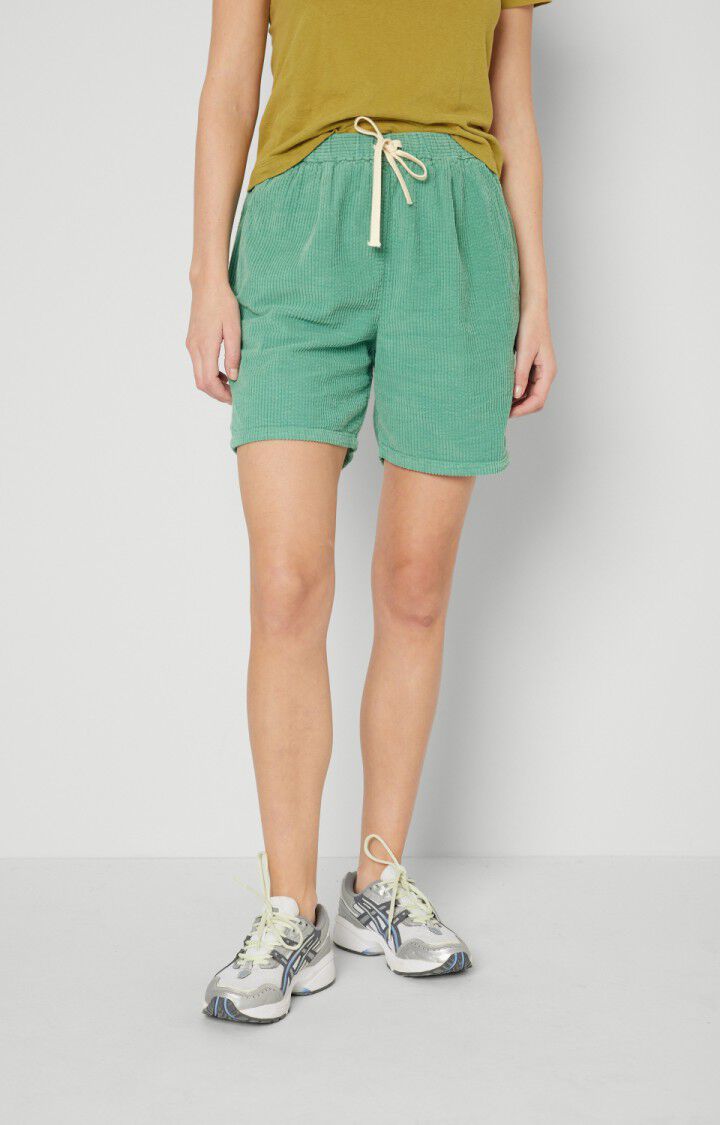 american vintage Short femme Padow - DIABOLO MENTHE Vert - E21