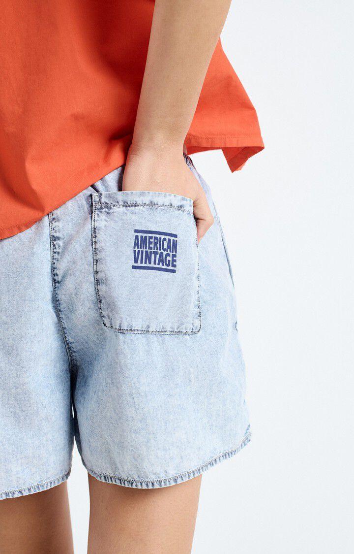 American Vintage Short Femme Paybou - BLUE SNOW Bleu - E25