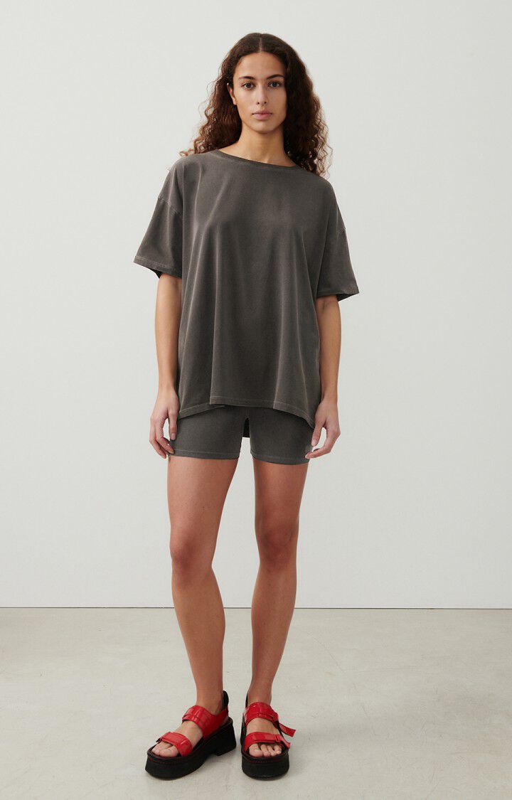 American Vintage Short Femme Pymaz - CARBONE VINTAGE Noir - E24