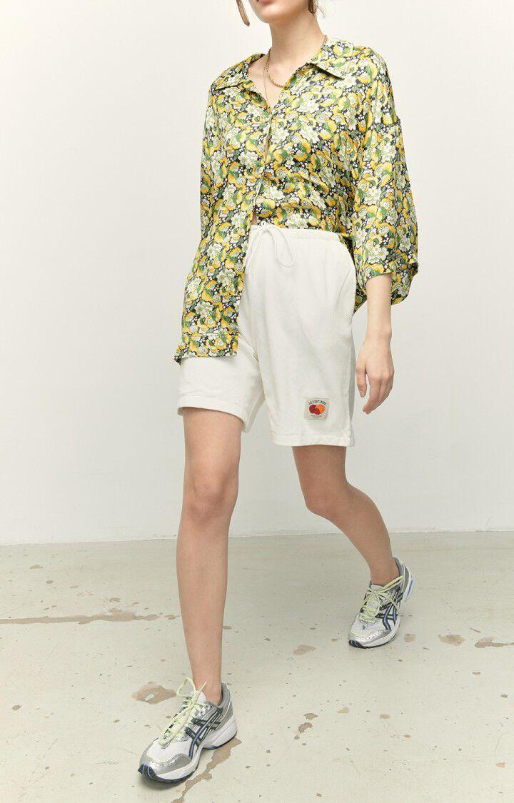 American Vintage Short Femme Rekbay - BLANC Blanc - E22B