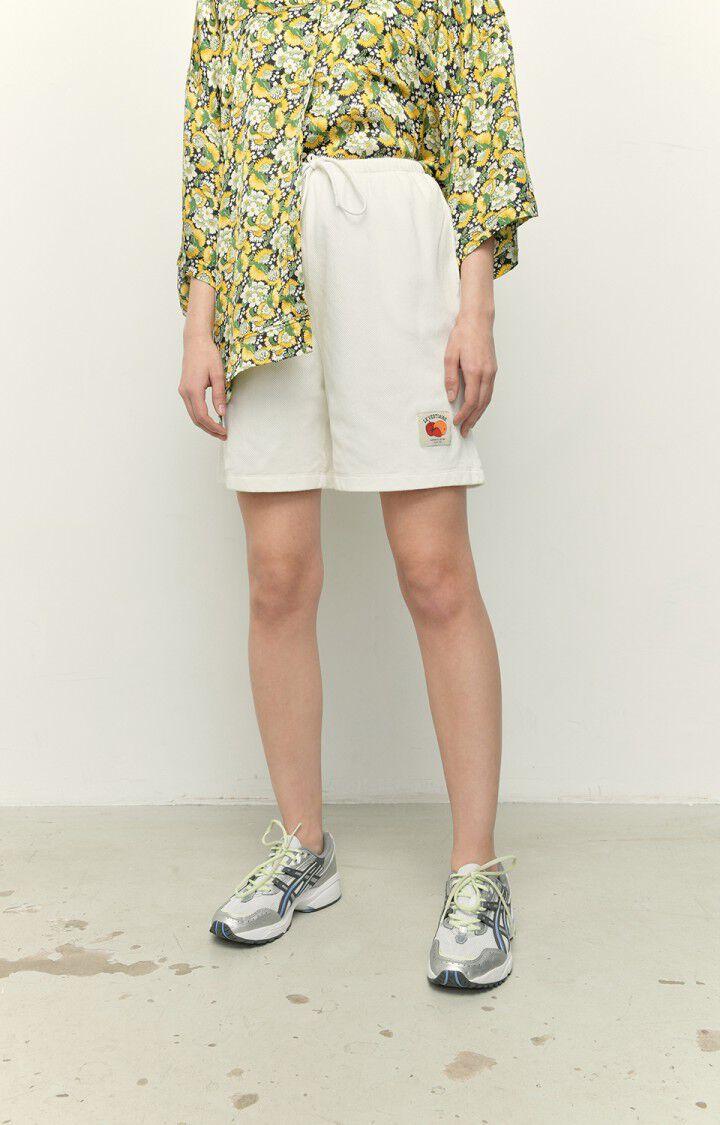 american vintage Short femme Rekbay - BLANC Blanc - E22B