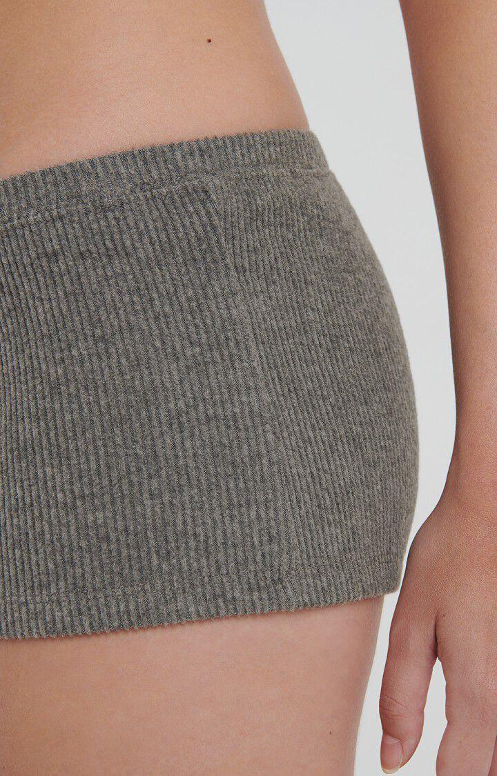 American Vintage Short Femme Riricake - ANTHRACITE CHINE Gris - E22