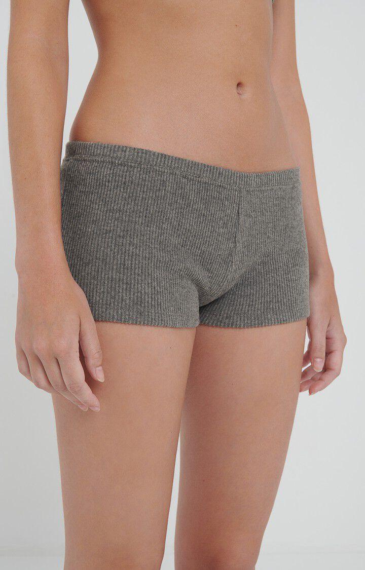 american vintage Short femme Riricake - ANTHRACITE CHINE Gris - E22