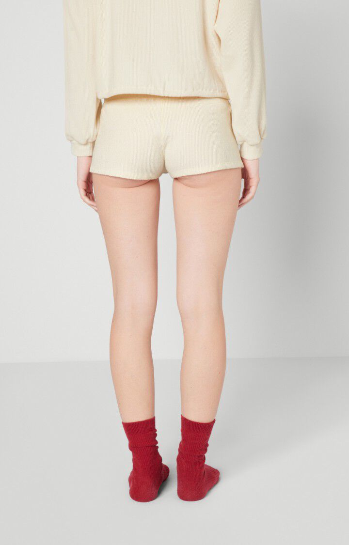 American Vintage Short Femme Riricake - ECRU CHINE Beige - H22