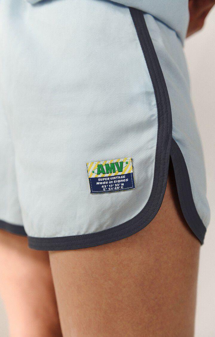 American Vintage Short Femme Ronrock - BLEU CIEL Bleu - E22B