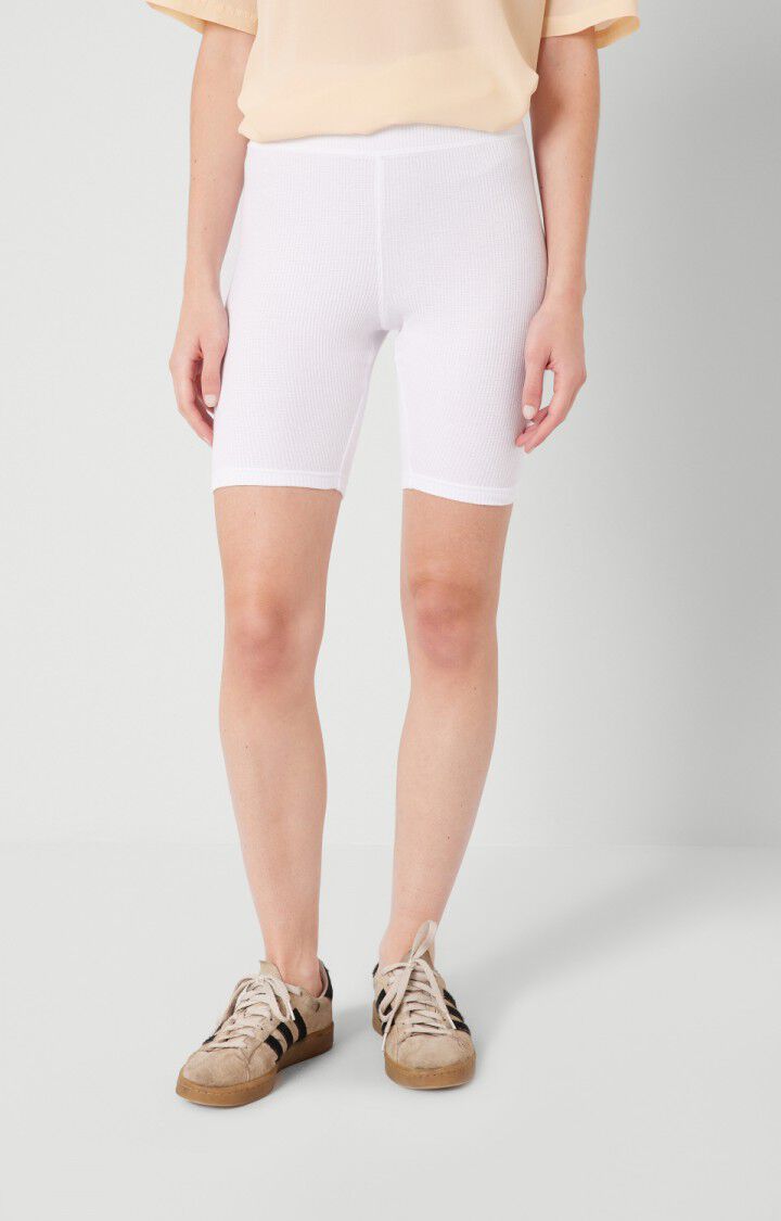 american vintage Short femme Ropindale - BLANC Blanc - E22