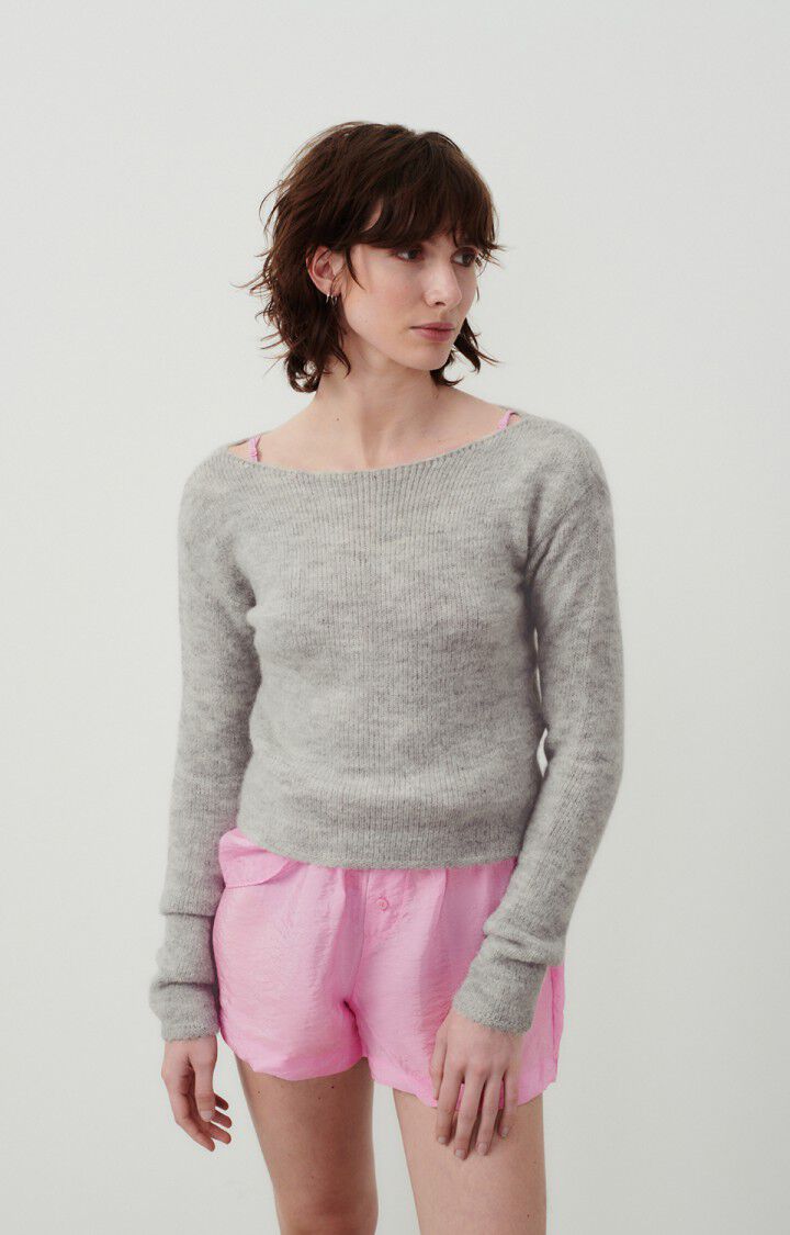 American Vintage Short Femme Scarow - CHAMALLOW Rose - E24