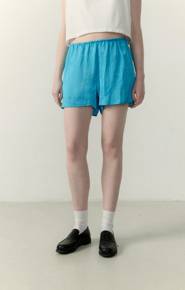american vintage Short femme Shaning - AQUATIQUE Bleu - E23