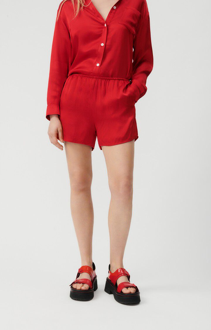 american vintage Short femme Shaning - COCCINELLE Rouge - E23
