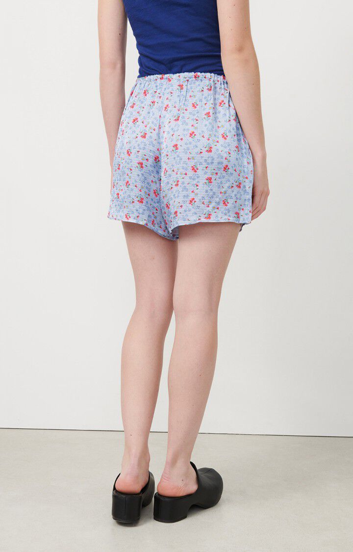 American Vintage Short Femme Shaning - LYNETTE Bleu - E23