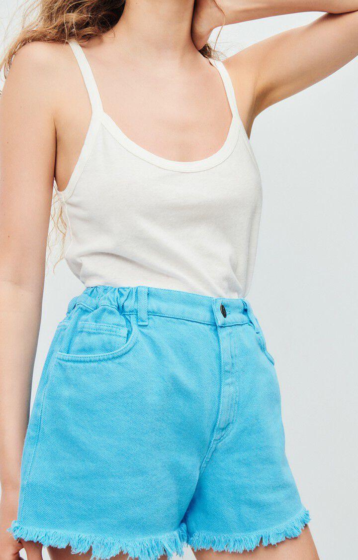 American Vintage Short Femme Tineborow - BLEU CIEL VINTAGE Bleu - E24