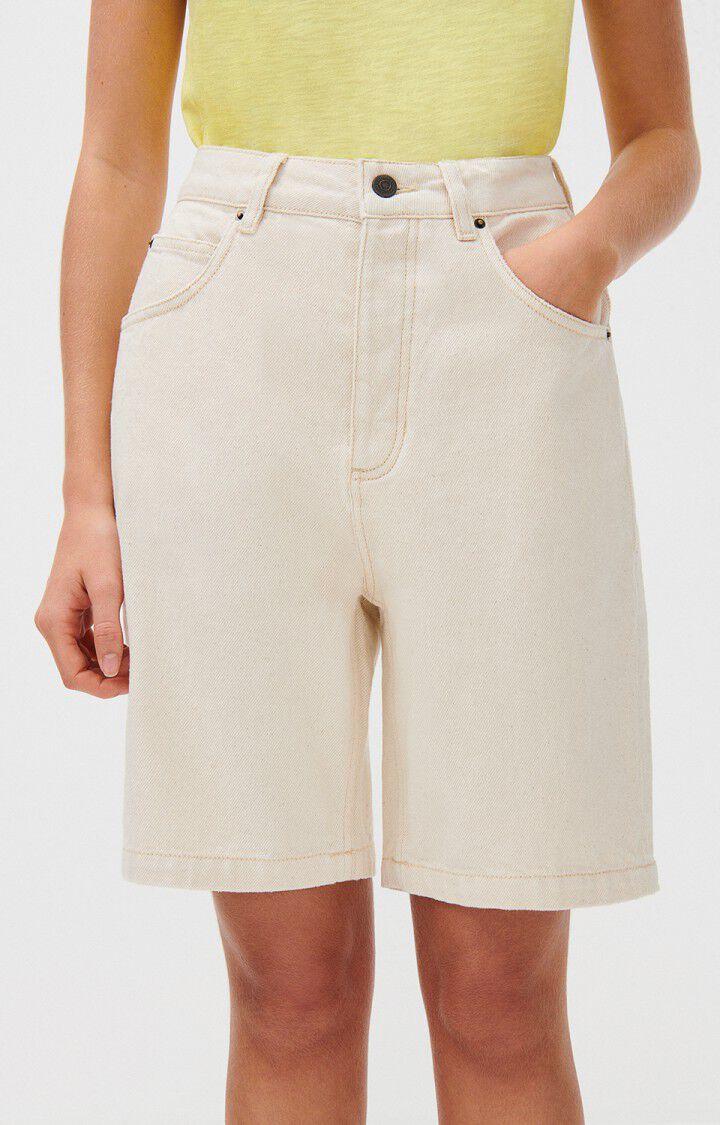 american vintage Short femme Tineborow - ECRU Beige - E21