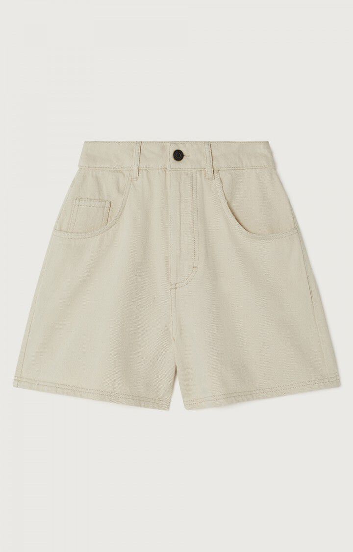 american vintage Short femme Tineborow - ECRU Beige - E22