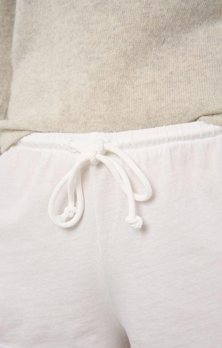 American Vintage Short Femme Vegiflower - BLANC Blanc - E21