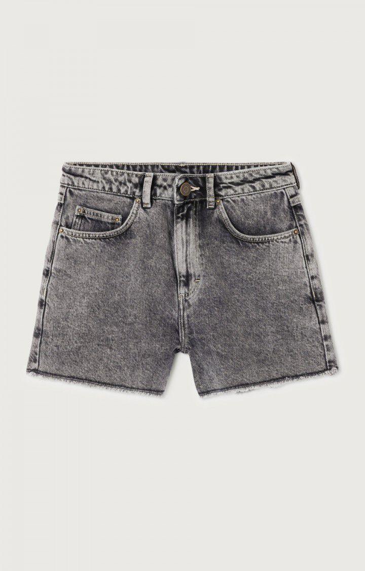 american vintage Short femme Yopday - SALT AND PEPPER Gris - E24B