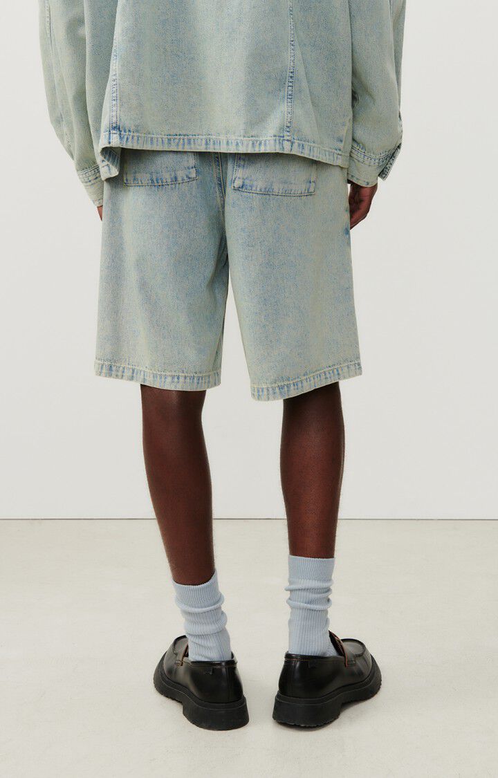 American Vintage Short Homme Besobay - STONE DIRTY Bleu - E24