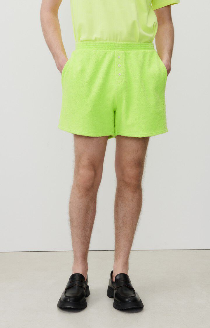 American Vintage Short Homme Bobypark - JAUNE FLUO Jaune - E24
