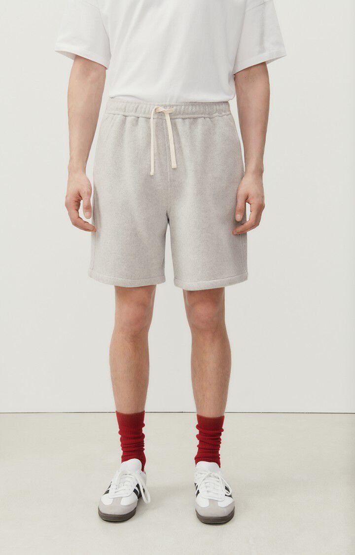 american vintage Short homme Bydrock - GRIS CHINE Gris - E23